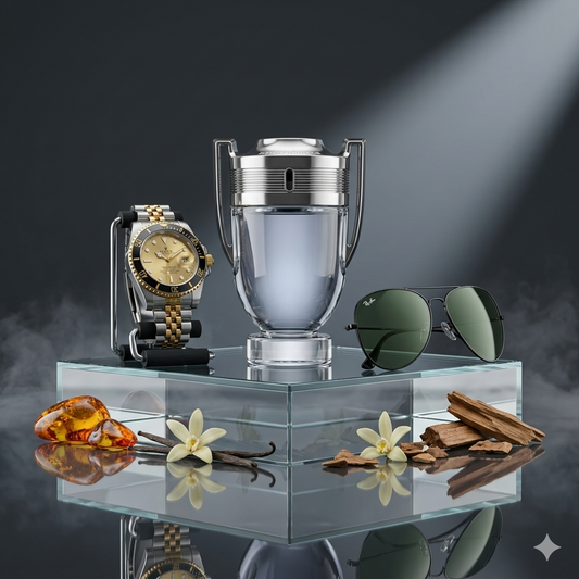 PERFUME (RELOJ ROLEX + GAFAS + INVICTUS)